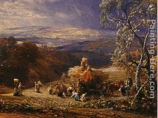 Samuel Palmer Harvesting (detail)